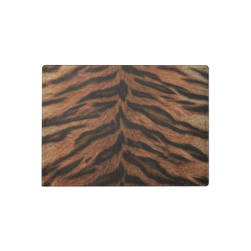 Tiger Print Glass Cutting & Charcuterie Board