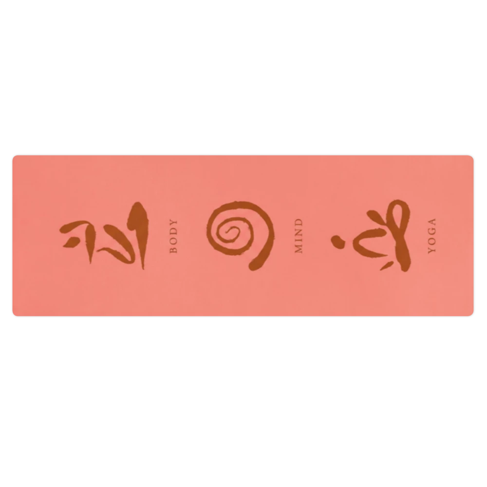 Orange Mind Body Yoga Spiritual Grounding Yoga Mat