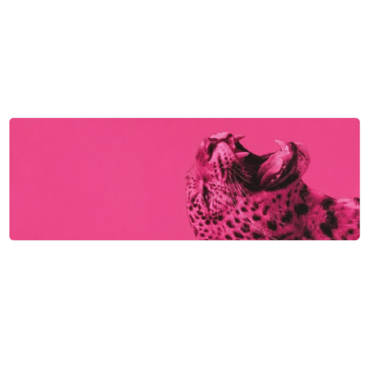Pink Leopard Yoga & Pilates Grounding Mat