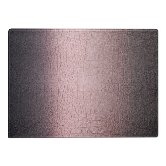 Crocodile Print Glass Cutting Board