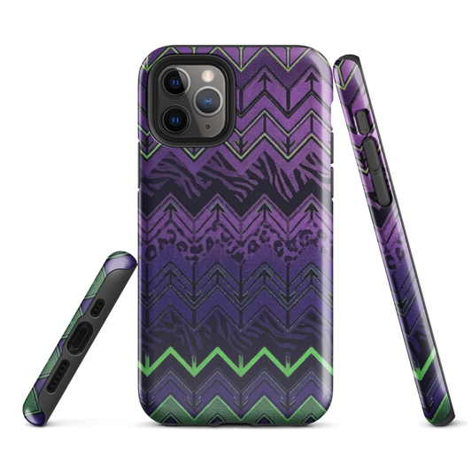 Halloween Edition Chevron Zebra & Leopard Print Tough Case for iPhone®