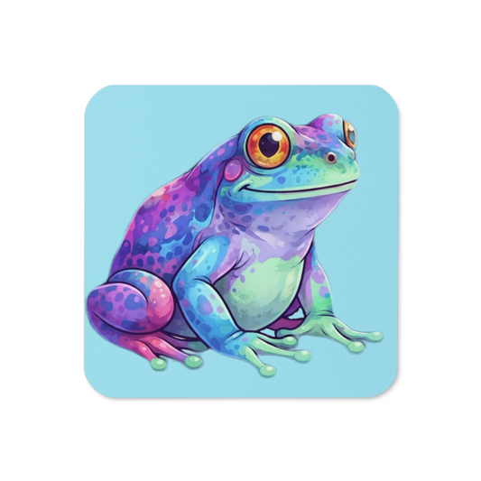 Frog Cork-Back Coaster