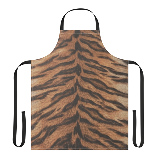 Tiger Print Strap Apron