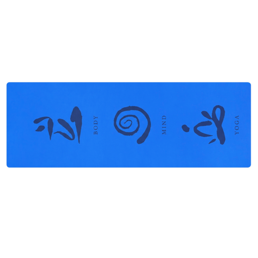 Electric Blue Mind Body Yoga Pilates & Grounding Yoga Mat
