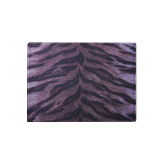 Purple Tiger Print Glass Cutting & Charcuterie Board