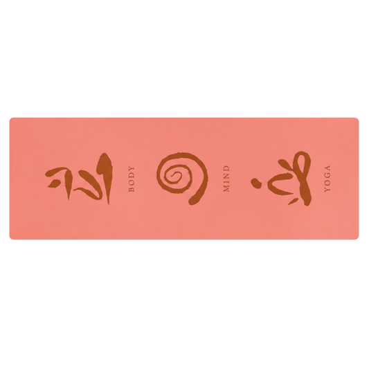 Orange Mind Body Yoga Spiritual Grounding Yoga Mat