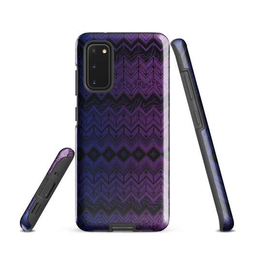 Purple & Blue Chevron Classic Tough Case for Samsung