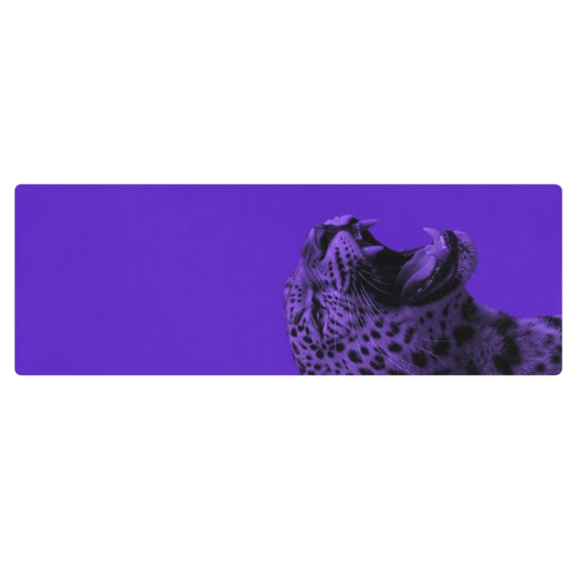 Purple Leopard Yoga & Pilates Grounding Mat