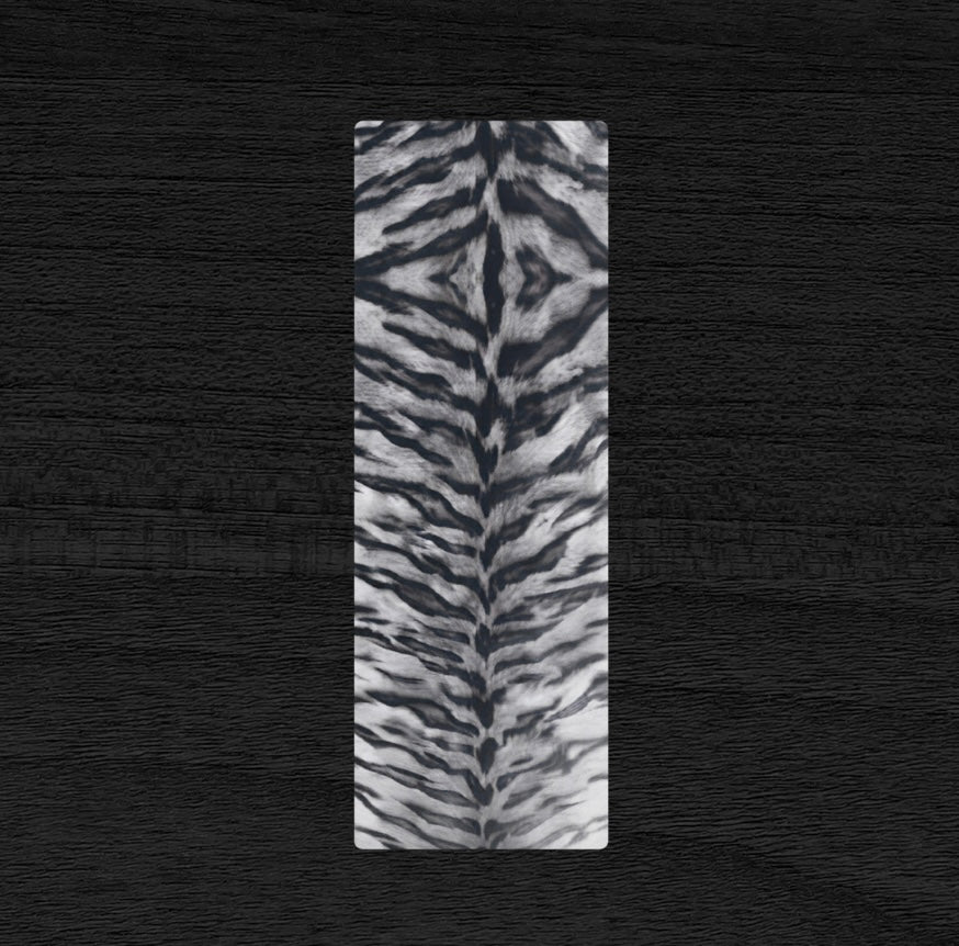 Gray Tiger Print Pilates Yoga Mat