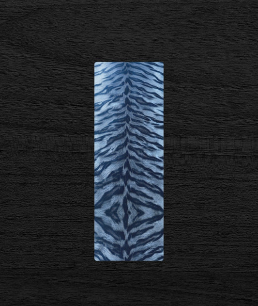 Blue Tiger Print Pilates Yoga Mat
