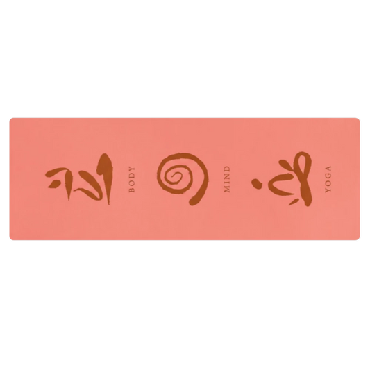 Orange Mind Body Yoga Spiritual Grounding Yoga Mat