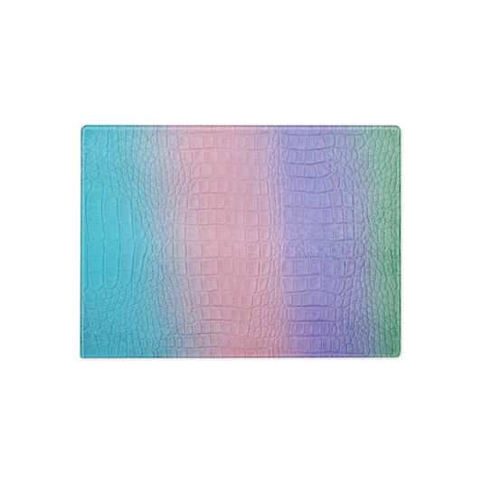 Faded Colorful Glass Cutting Board