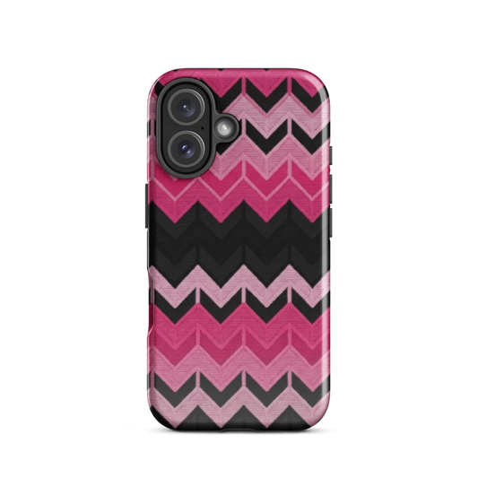 Pink Chevron Tough Case for iPhone®