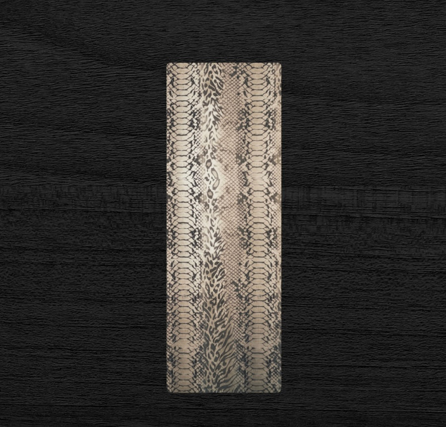 Neutral Snake Skin Yoga Mat