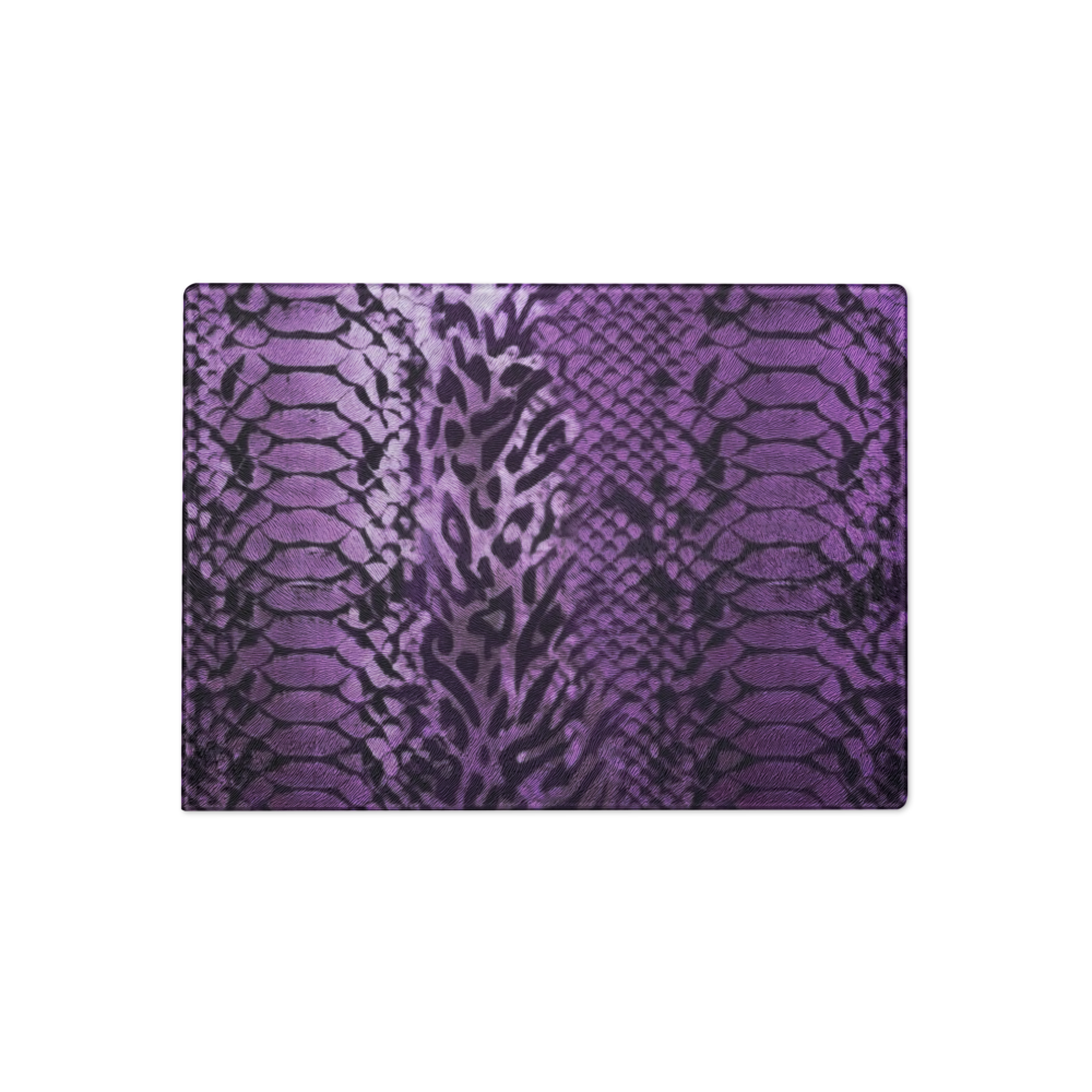 Purple Snake Skin Glass Cutting & Charcuterie Board