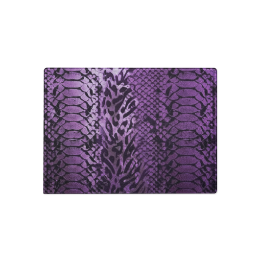 Purple Snake Skin Glass Cutting & Charcuterie Board