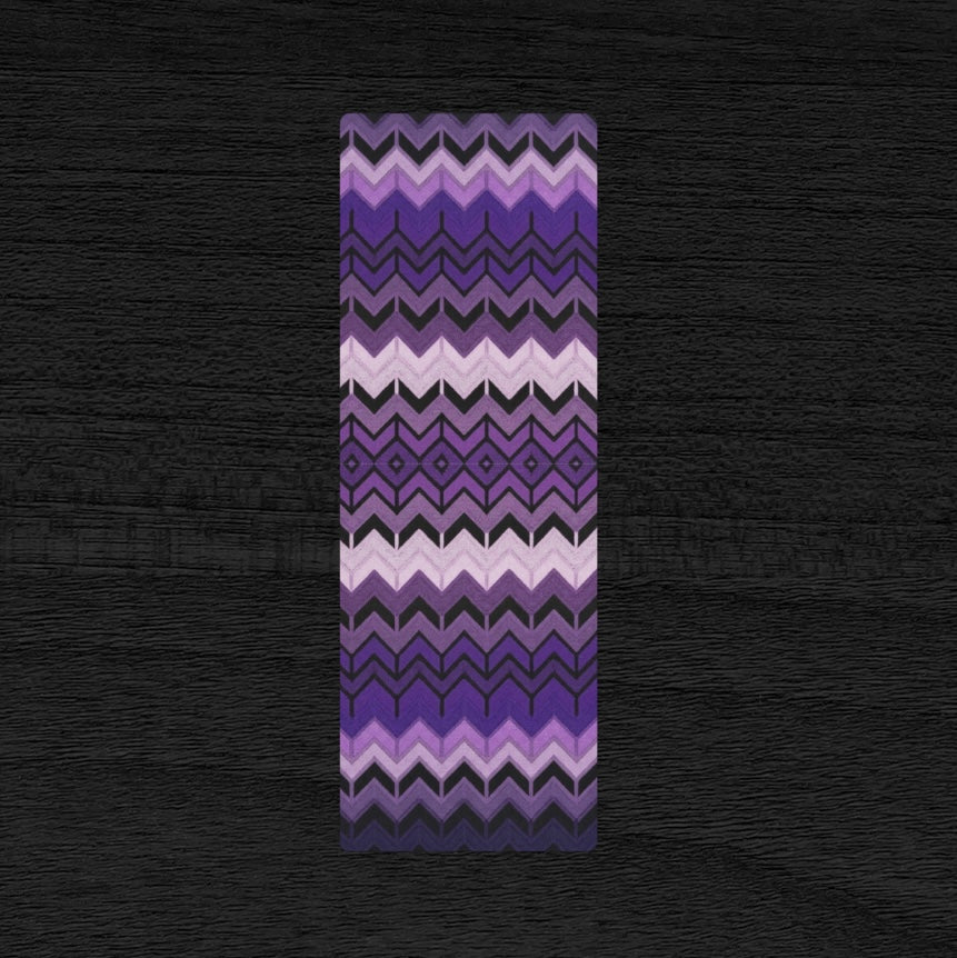 Purple Chevron Pilates Yoga Mat