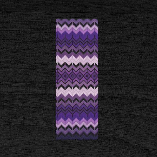 Purple Chevron Pilates Yoga Mat