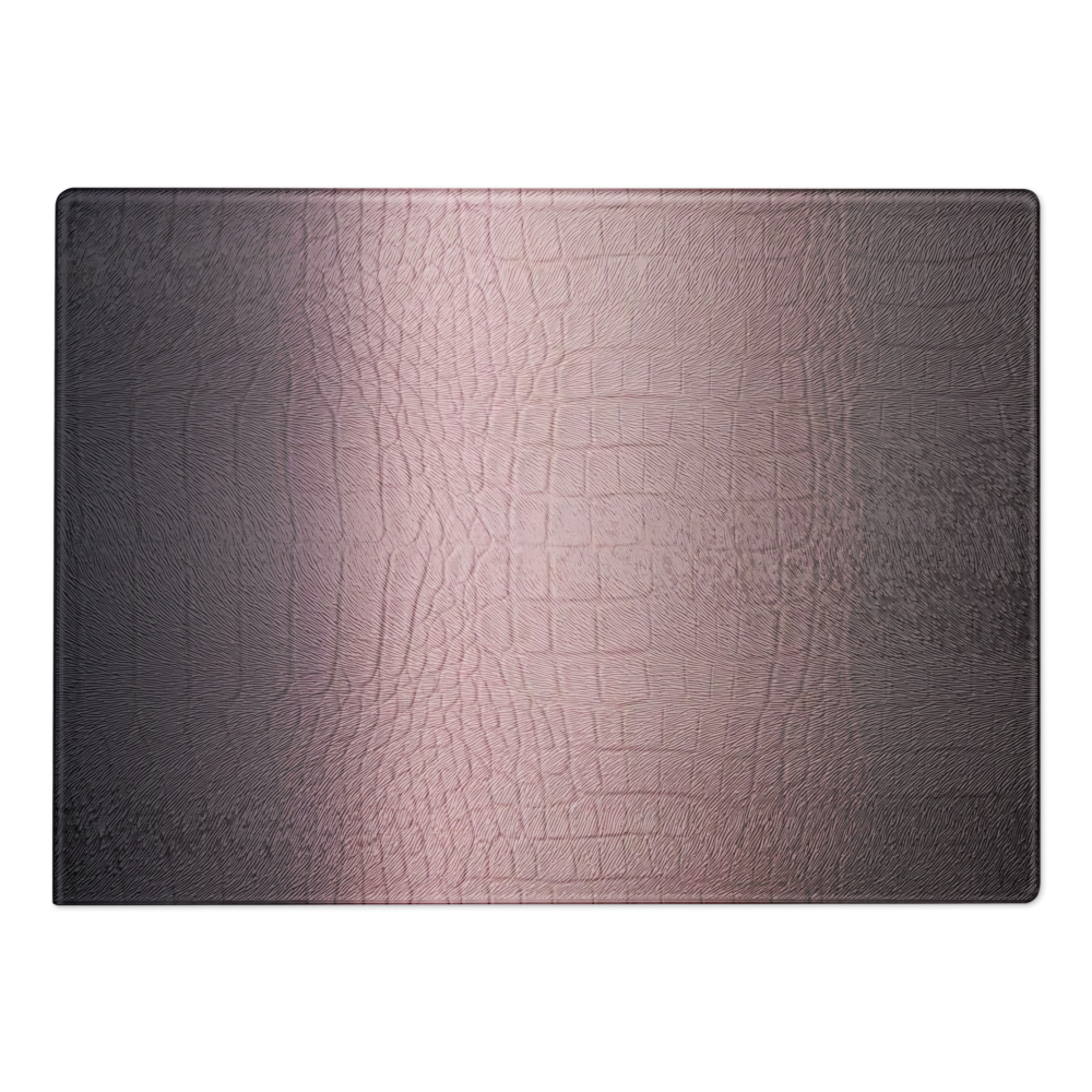 Crocodile Print Glass Cutting Board