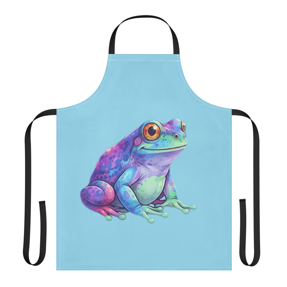 Colorful Frog Strap Apron
