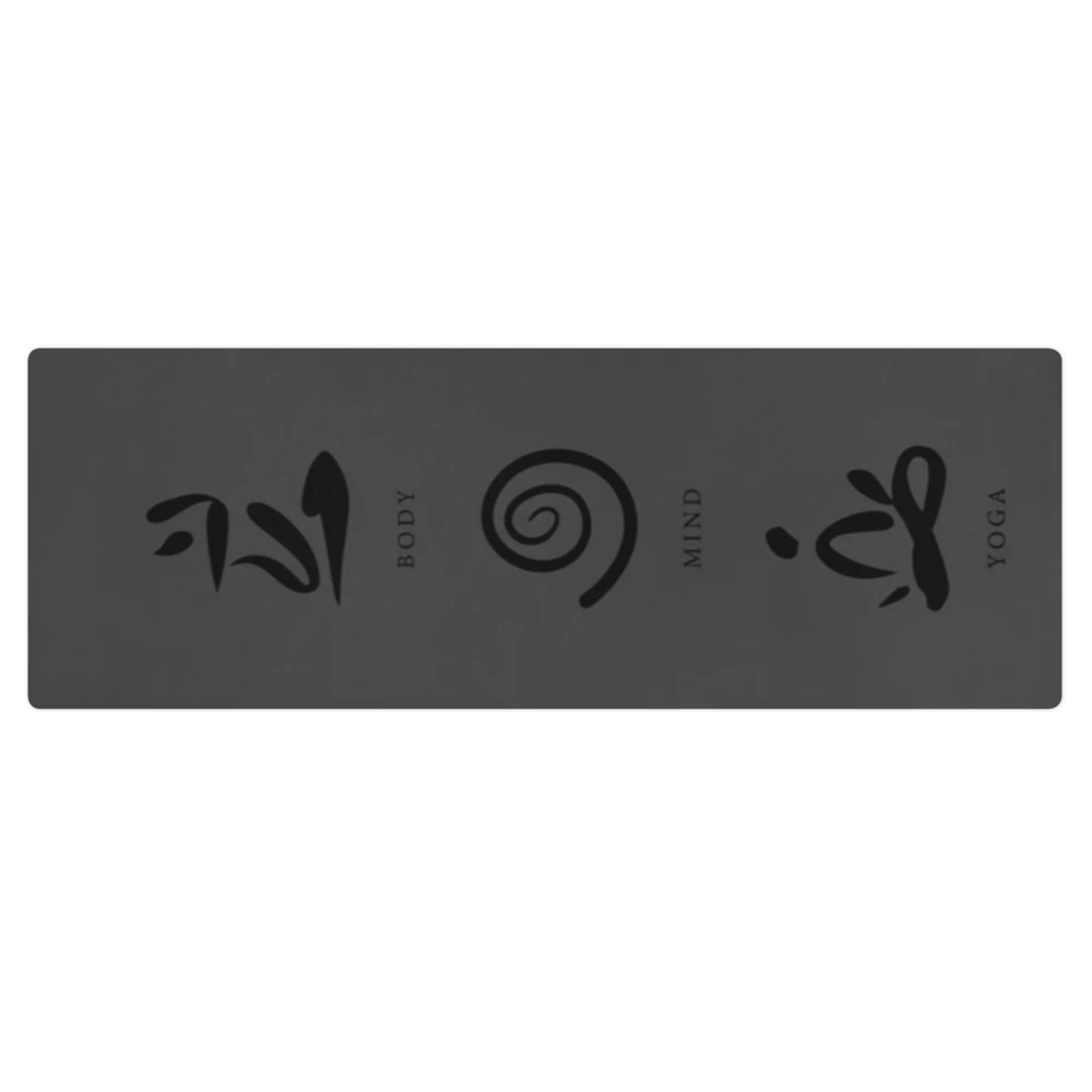 Dark Gray Mind Body Yoga  Grounding & Pilates Yoga Mat