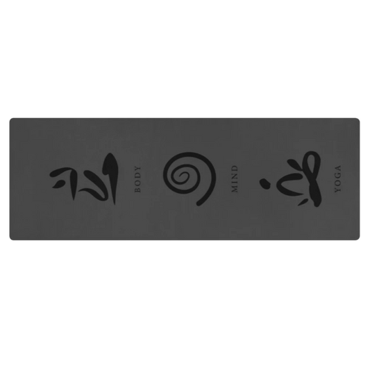 Dark Gray Mind Body Yoga  Grounding & Pilates Yoga Mat