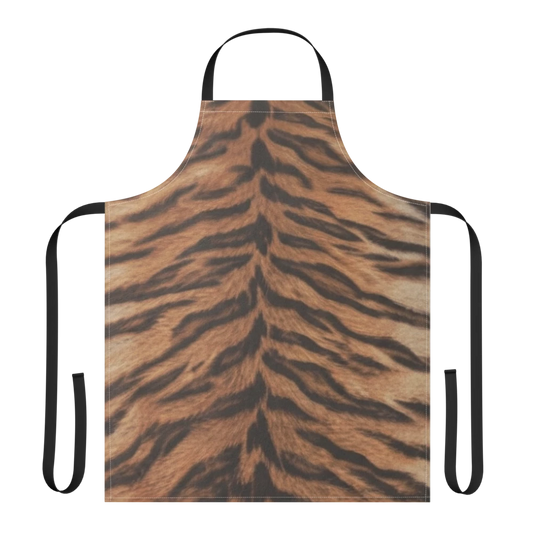 Tiger Print Strap Apron