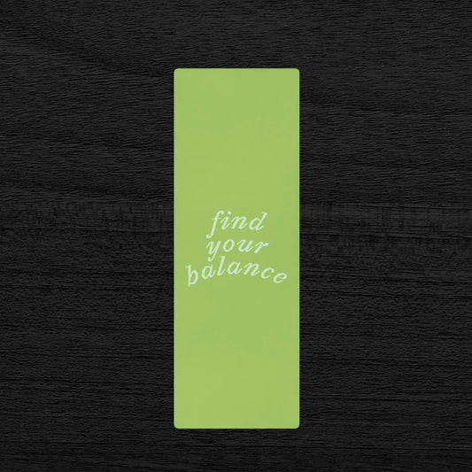 Find Your Balance Green Pilates Mat