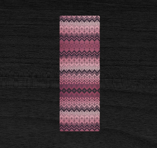 Pink Zebra & Leopard Chevron Print Yoga Mat