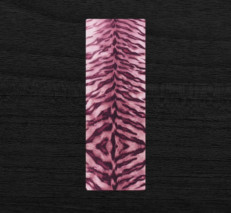 Pink Tiger Print Yoga Mat