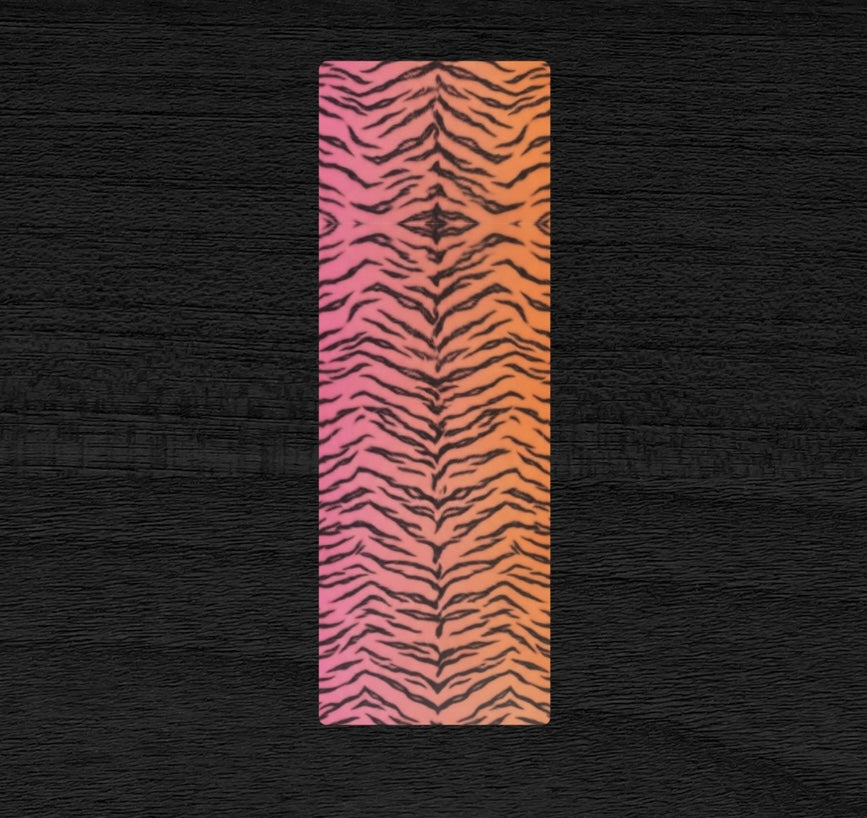 Sunset Tiger Print Pilates Yoga Mat
