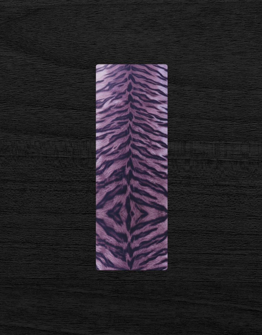Purple Tiger Print Pilates Yoga Mat