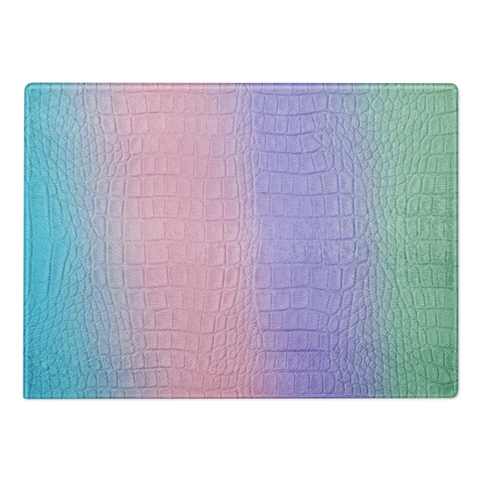 Faded Colorful Glass Cutting Board