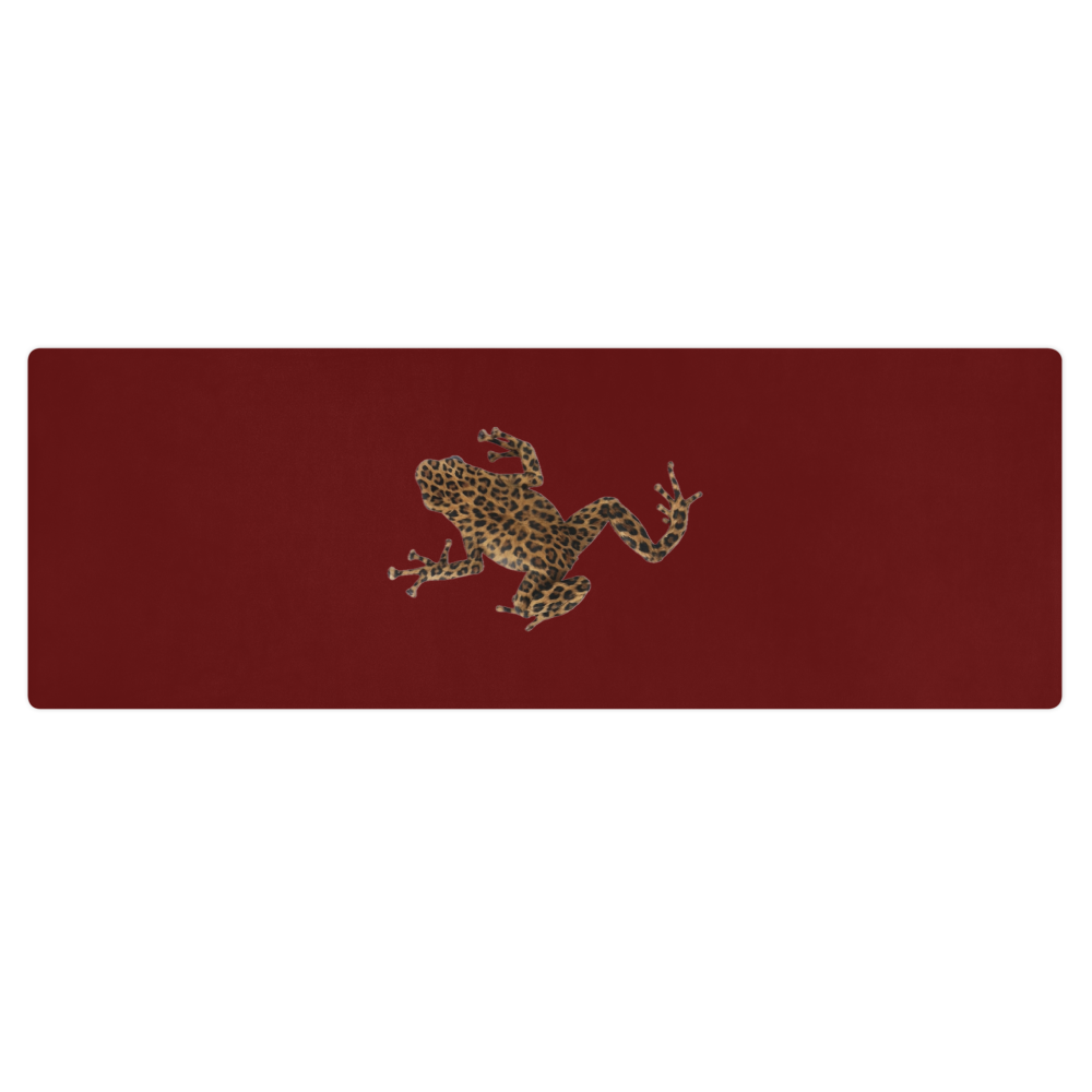 Leopard Frog Spirtual Grounding Yoga & Pilates Mat