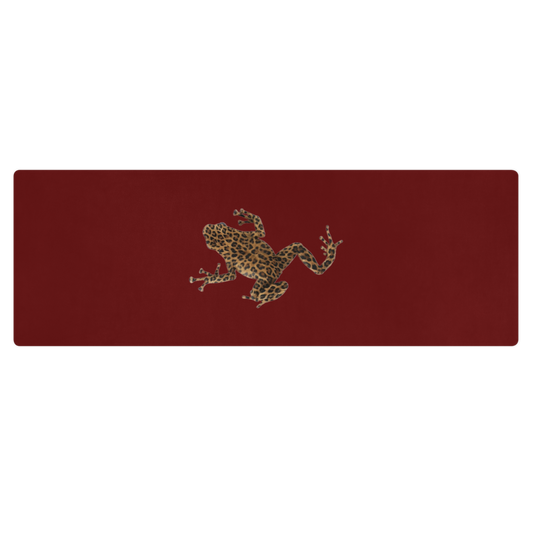 Leopard Frog Spirtual Grounding Yoga & Pilates Mat
