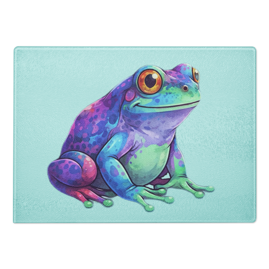 Frog Glass Cutting Board