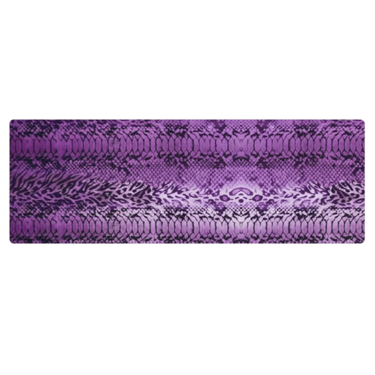 Purple Snake Skin Yoga Pilates Mat