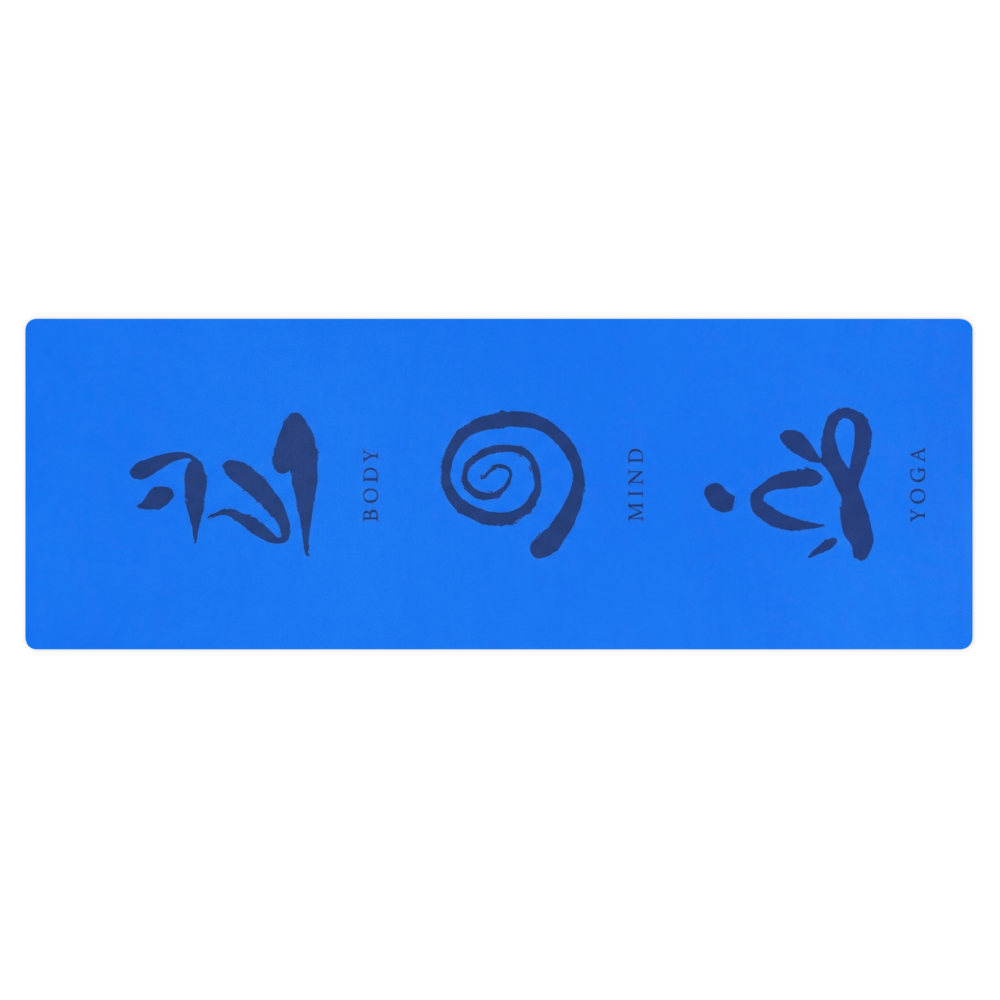 Electric Blue Mind Body Yoga Pilates & Grounding Yoga Mat