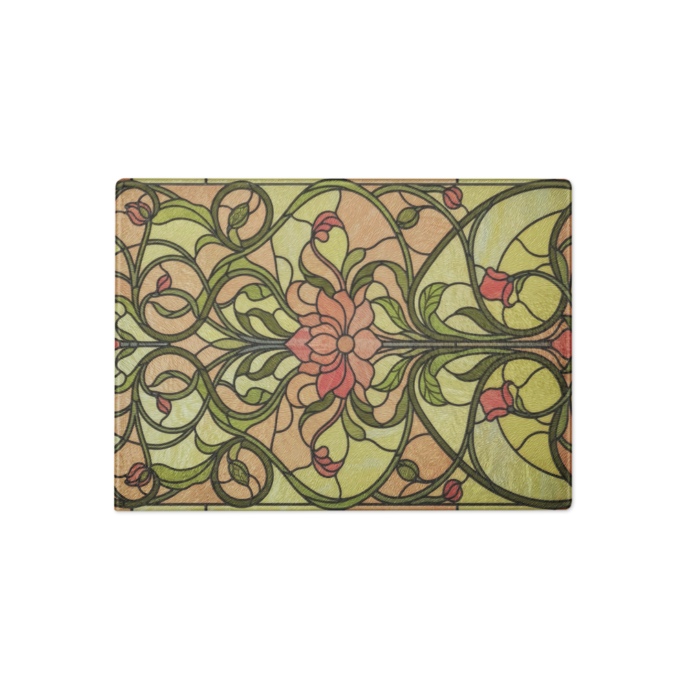 Stained Glass Patterned Glass Cutting Board