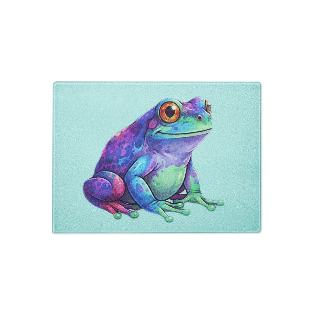 Frog Glass Cutting Board